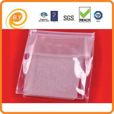 China SA8000 0.25mm Clear Plastic Zipper Pouch , ISO14001 EVA Zipper Bag for sale