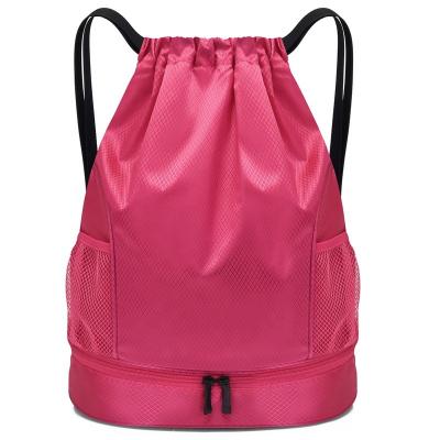 China Small Drawstring Pouch Bags 190T 210D 420D Waterproof Polyester For Promotional for sale