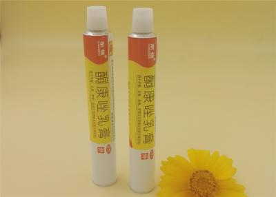 China Soft Metal Sqeeze Tubes , Empty Aluminum Ointment Cream Tubes with 6 Colors Printing for sale