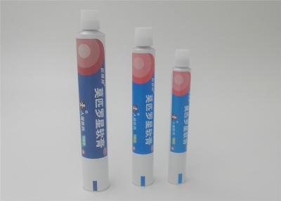 China Round Empty Aluminum Soft Tubes For Dacta Gel ,  Recyclable Toothpaste Tube Packaging for sale