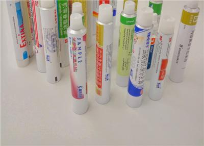 China Squeeze Metal Aluminum Packaging Tubes For Gels / Creams / Ointments for sale