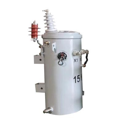 China IEEE ANSI Overhead Installation Type Single Phase 15kva Pole Mounted Transformer for sale