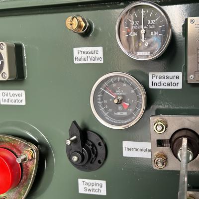 Chine Transformateur électrique à plateau unique monté 25kva alimentation en boucle 4160V à 240V personnalisé à vendre