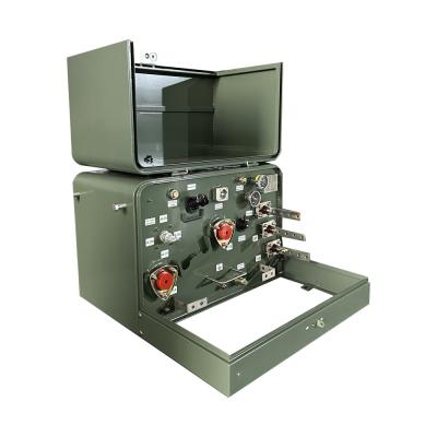 Chine Transformateur électrique à plateau unique monté 25kva alimentation en boucle 4160V à 240V personnalisé à vendre