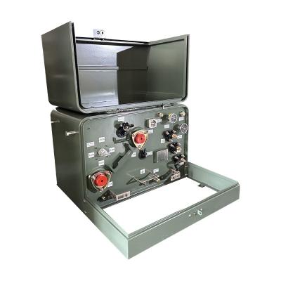 Chine Transformateur monté sur un tampon à phase unique de 50 KVA de 12,47 KV répond aux normes DOE 2016 ANSI / IEEE à vendre