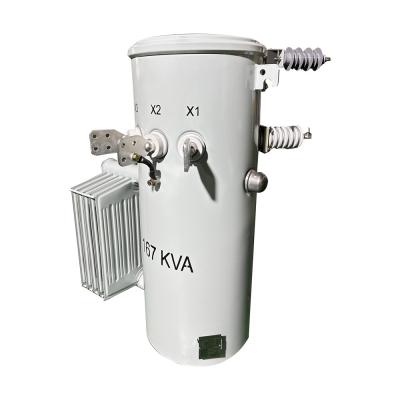 Chine Transformateur à pôle unique de 167 Kva Type de distribution de CSP Liquide rempli 100 Hz 4160V à 480V FR3 à vendre