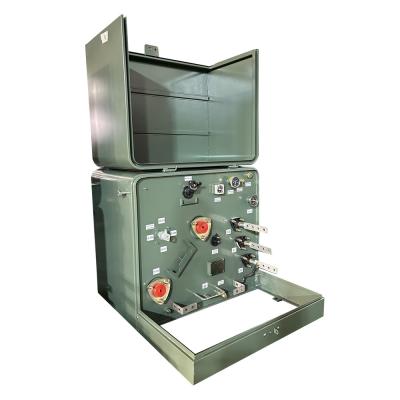 Chine Single Phase Pad Mounted Transformer Liquid Filled 100Kva 12470GrdY/7200 DOE 2016 Efficiency Ratings à vendre