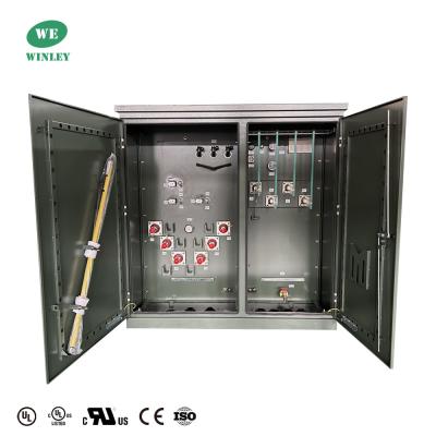 China 1000Kva Transformateur à boucle monté sur un tampon à trois phases 34.5KV à 208V certifié UL Prix d'usine for sale