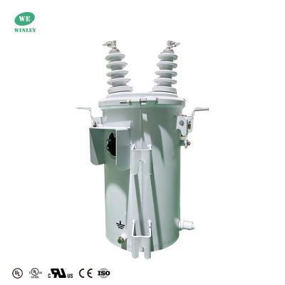 Κίνα Μέση τάση 10KVA Αεριοβαμμένο μονοφασικό μετασχηματιστή μετασχηματιστή ισχύος 12470V έως 120V προς πώληση