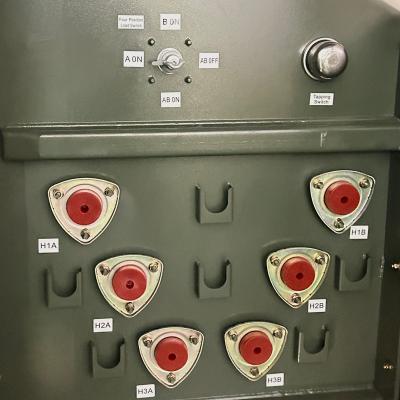 China Transformador de tres fases montado en una almohadilla de 2000Kva con certificación UL/CUL de la norma estadounidense de 12470V a 480V Transformador de distribución lleno de líquido en venta