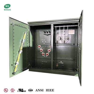 China Transformador Trifásico de Montagem em Almofada de 2000Kva 2MVA 12.47KV Para 480V Atende aos Valores de Eficiência DOE Com Certificação UL à venda