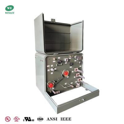 China 75Kva Single Phase Pad Mounted Distribution Transformer Power Distribution Loop Feed 13800V To 240V With UL/cUL certification for sale