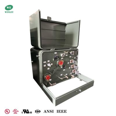 China 100Kva Single Phase Pad Mounted Distribution Transformer 13800V To 240V Meet DOE 2016 Standard Outdoor Distribution for sale