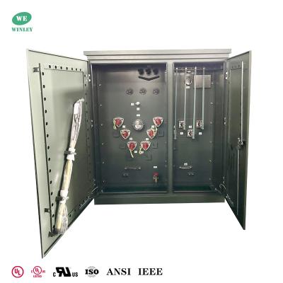 China 150Kva Three Phase Pad Mounted Transformer  Multi-voltage 14400V 13800V 13200V 12870V 12470V 12000V 11500V UL listed for sale