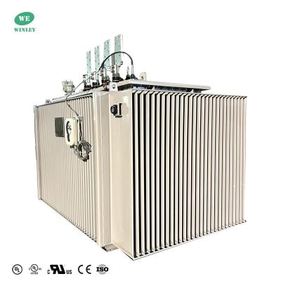China 2000Kva Driefasige Elektrische Stroomverdelingstransformator Oliegekoeld 11kV 415V AS60076 Standaard Te koop