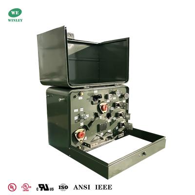 China IEEE Standard UL Certificated 25Kva 1 Phase Pad Mounted Power Distribution Transformer 12470V for sale