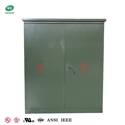 中国 2500kVA 三相パッドマウント型絶縁油入変圧器 480V から 480Y IEEE ANSI C57 販売のため