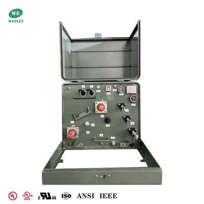 China UL Listed 50kva Single Phase Pad Mounted Transformer 34500V To 120V Power Distribution Step-Down Transformers for sale