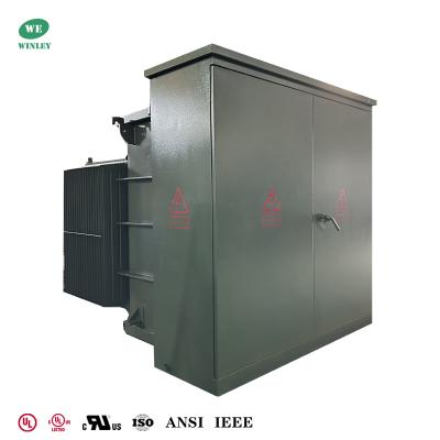 China 3 Phase Pad Mounted Distribution Transformer Oil Filled 1500KVA 13.2KV To 480V IEEE ANSI Standard for sale