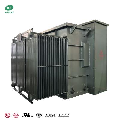 China 3 Phase Pad Mounted Distribution Transformer Oil Filled 1500KVA 13.2KV To 480V IEEE ANSI Standard for sale
