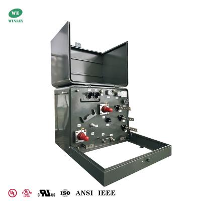China 25Kva Single Phase Pad Mounted Transformer Oil-immersed 34500V To 120V MV&HV Ground-Mounted Transformer for sale