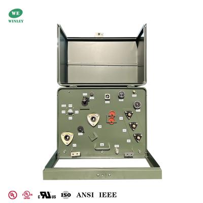 중국 UL/cUL 인증 167Kva 단상 패드 장착 변압기 액체 충전 12470V ~ 240V DOE 2016 표준 충족 판매용