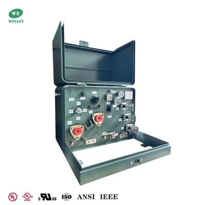 중국 IEEE 표준 UL 인증 100Kva 단상 패드마운트형 변압기 루프 피드 12.47KV ~ 240/120V 판매용