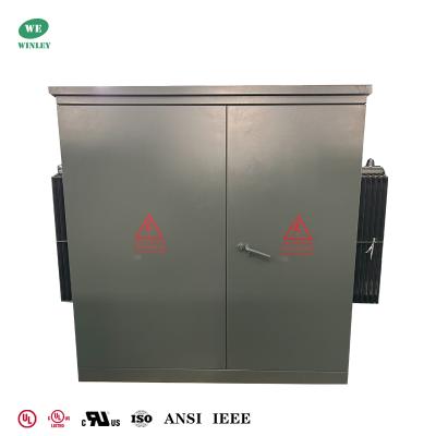 China UL Listed 2.5 MVA Three Phase Pad Mounted Transformer 2500KVA Oil-Immersed 12470V To 400V ANSI/IEEE Standards for sale