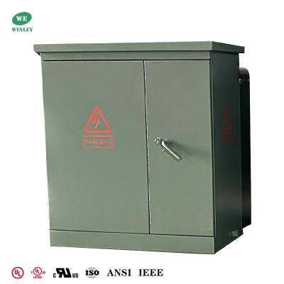 China UL/cUL Listed 15Kva Single Phase Pad mounted Transformer  Step-Down 6600V to 120V CSA ANSI/ IEEE Standards for sale