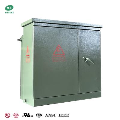 China UL/cUL Listed 15Kva Single Phase Pad mounted Transformer  Step-Down 6600V to 120V CSA ANSI/ IEEE Standards for sale