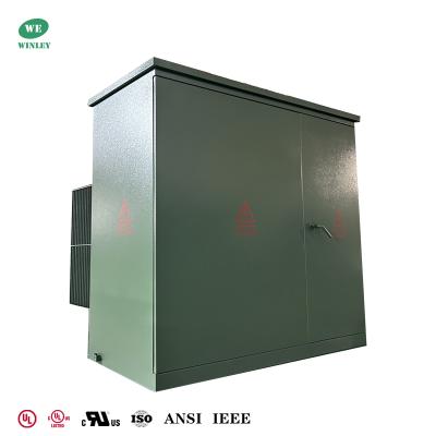 Κίνα Με πιστοποίηση UL 1500Kva Τριφασικός Μετασχηματιστής Επίγειος 34.5KV σε 480Y/277V Μετασχηματιστής Διανομής Ενέργειας προς πώληση