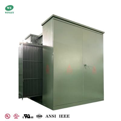 Κίνα Μετασχηματιστής Pad Mount 2MVA Solar Step Up 380V σε 34.5KV FR3 διηλεκτρικό υγρό Ανανεώσιμης Ενέργειας Φωτοβολταϊκών προς πώληση