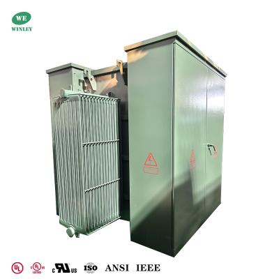 Κίνα Μετασχηματιστής Pad Mount 2MVA Solar Step Up 380V σε 34.5KV FR3 διηλεκτρικό υγρό Ανανεώσιμης Ενέργειας Φωτοβολταϊκών προς πώληση