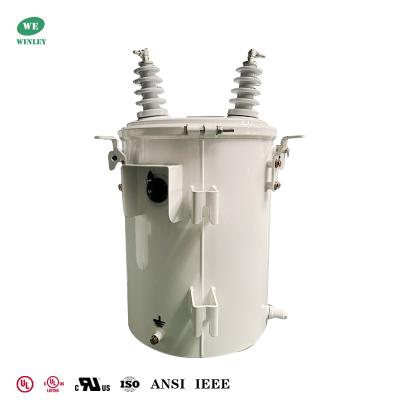 Κίνα Μετασχηματιστής UL Listed 50kva Μονοφασικός Επιπολικός 4160V σε 240V 480V Πρότυπα ANSI IEEE προς πώληση