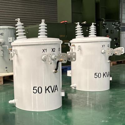 Κίνα Μετασχηματιστής UL Listed 50kva Μονοφασικός Επιπολικός 4160V σε 240V 480V Πρότυπα ANSI IEEE προς πώληση
