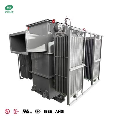 China 2500kVA Three Phase Oil Immersed Distribution Transformer Step Down 11kV to 0.433kV ONAN for sale