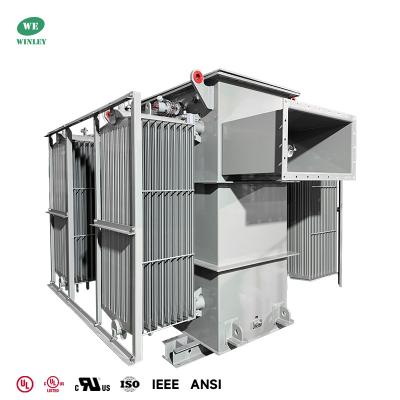 China 2500kVA Three Phase Oil Immersed Distribution Transformer Step Down 11kV to 0.433kV ONAN for sale