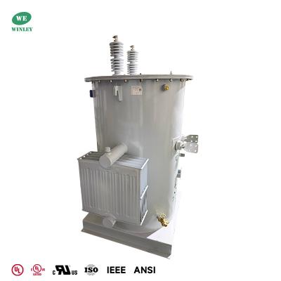 Κίνα 333kVA Μονοφασικός τροφοδοτικός μετασχηματιστής διανομής 14.4kV/7.2kV Διπλή πρωτογενής τάση έως 480V προς πώληση