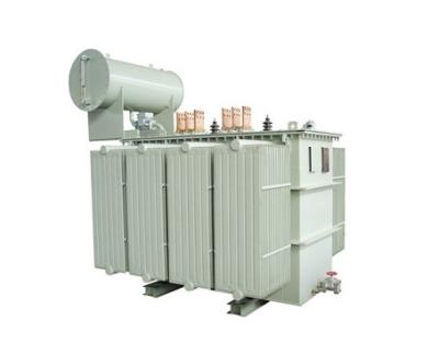 China PCB Free Oil Immersed Distribution Transformer Copper Aluminum Two Coil for sale