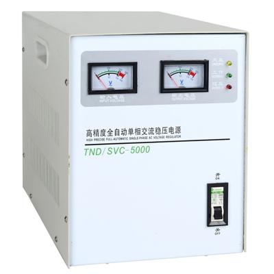 China 5000VA Automatic Control Three Phase Voltage Regulator 130V-250V for sale