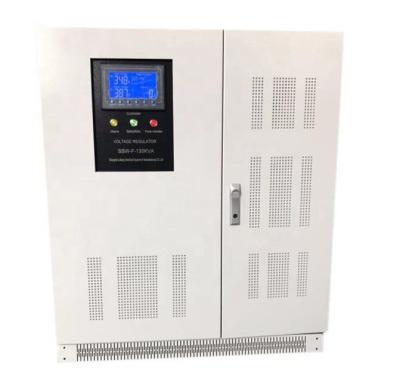 China 130KVA Three Phase Industrial Voltage Regulator Over Temperature for sale
