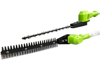 China 550mm 36V Long Pole Hedge Trimmer Cordless Lightweight  Long Cutter Bar 300mm for sale