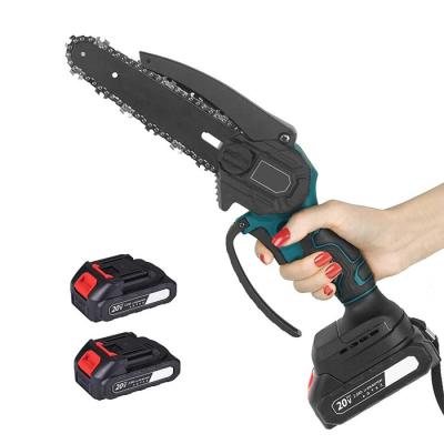 China 550W 12m/S Portable Handheld Cordless Chainsaw With Battery And Charger for sale