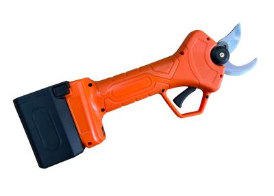 China 45MM Electric Prunning Shear 36V Lithium Battery Blade Steel Cordless Pruning Scissors for sale