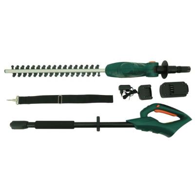 China 20V Pole Battery Hedge Trimmer With 13 In. Reach 10-Position Head Rotating Handle for sale