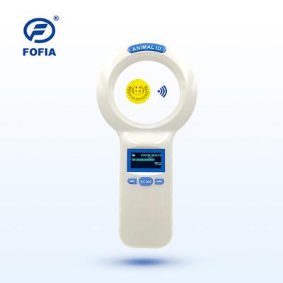 China 134.2Khz RFID Reader For Animal Management 12 Languages OLED Display Blue Button for sale
