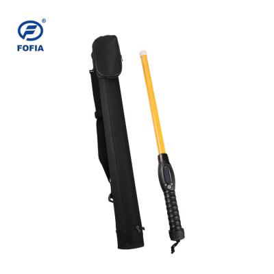 China 134.2khz RFID Wand Reader FDX-B HDX Cattle Ear Tag 4 AA Battery for sale
