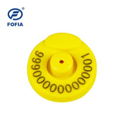 China TPU 134.2khz Electronic Ear Tags , Electronic Cow Tags for sale