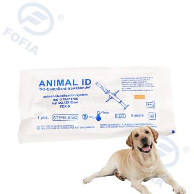 China Veterinary Clinic Use Animal Microchips For Dogs With 15 Digit Unique Code And Barcode Labels for sale