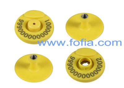 China Customized Animal Electonic Rfid Ear Tags Smart ISO11784 For Cow for sale